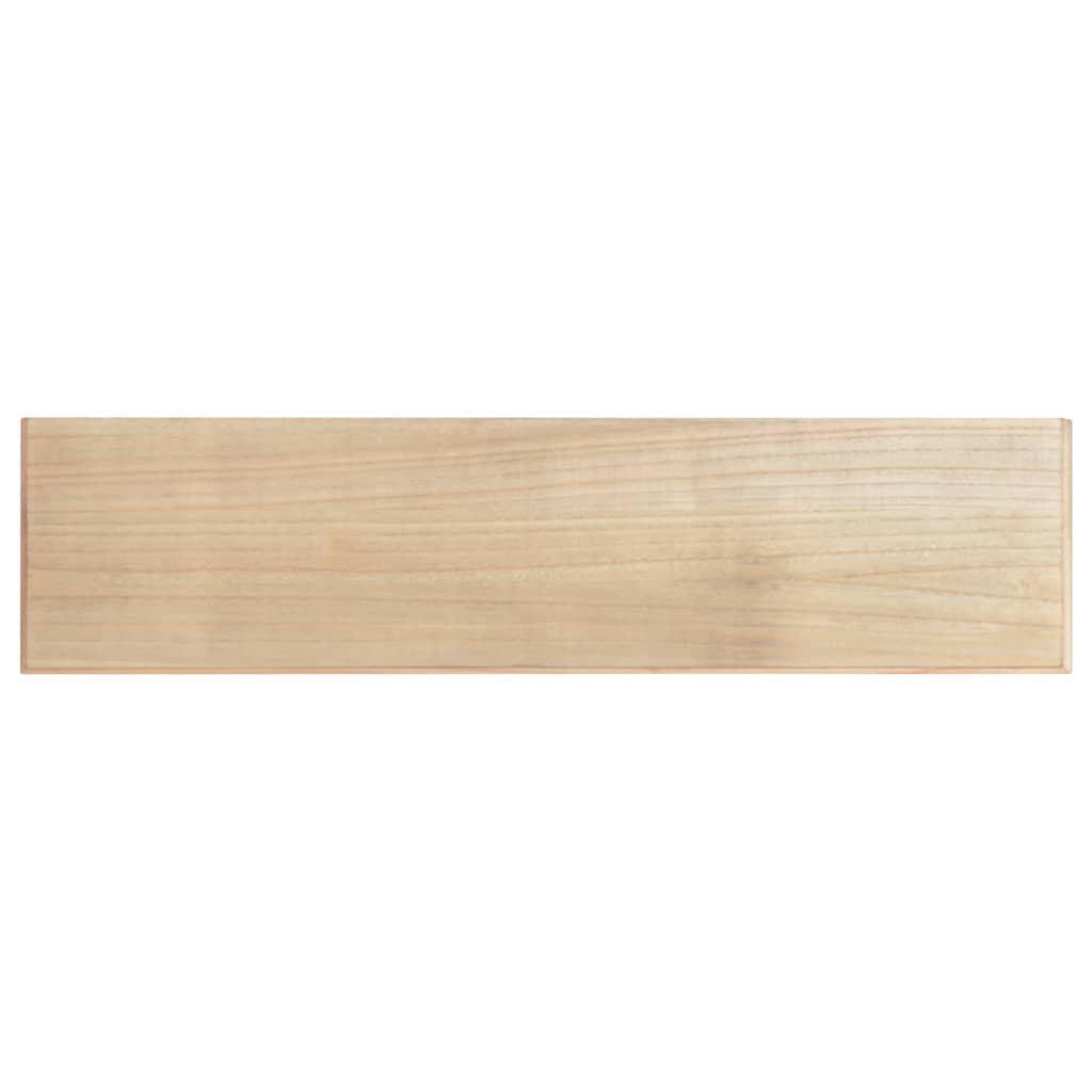 vidaXL fekete szerelt fa tálalóasztal 110 x 30 x 76 cm
