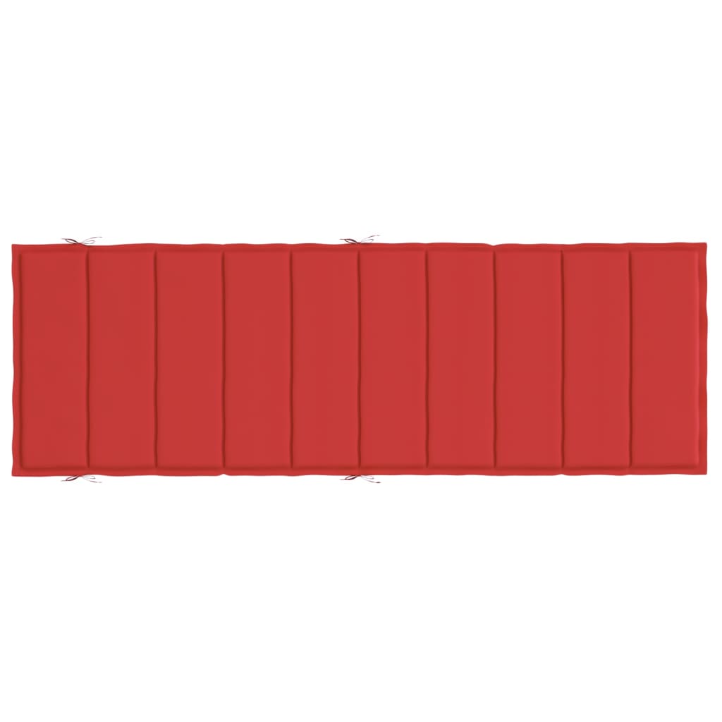 vidaXL piros oxford szövet napozóágy párna 186 x 58 x 3 cm