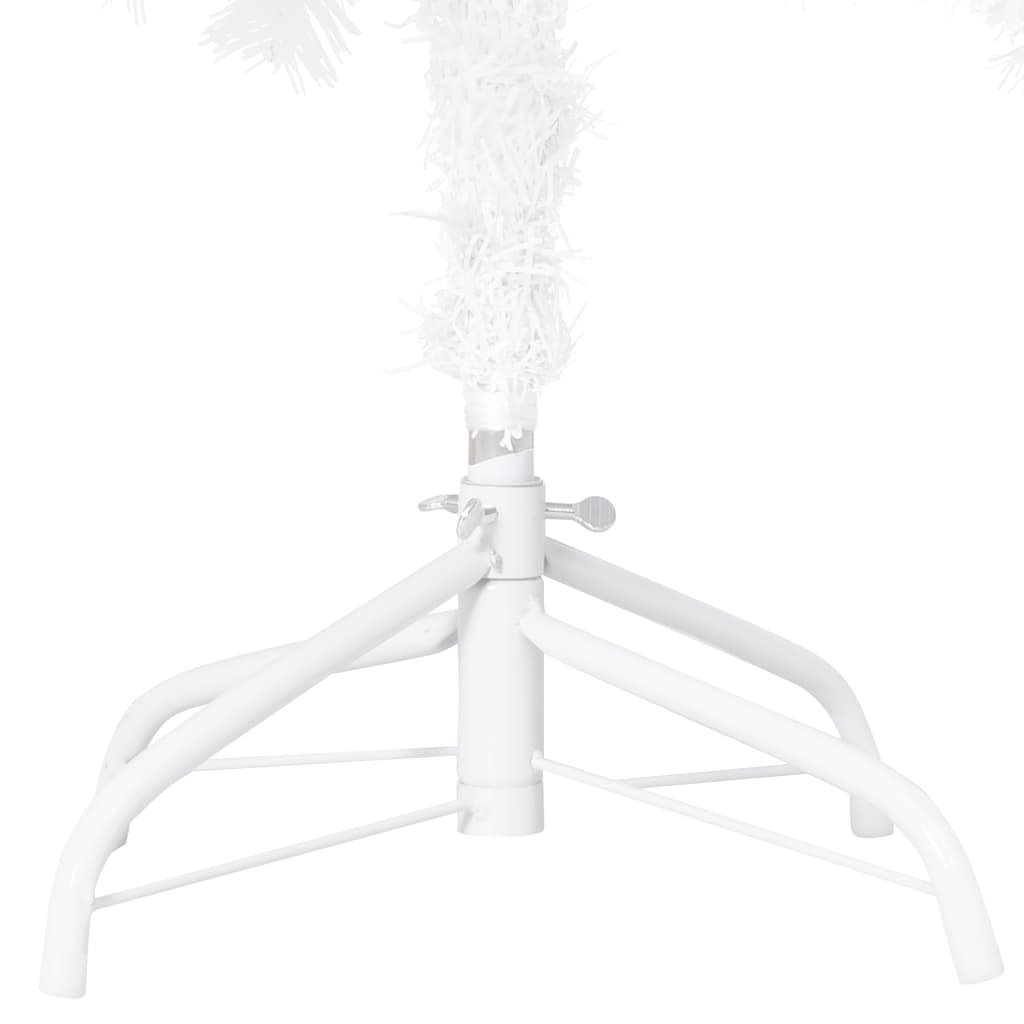 vidaXL fehér megvilágított műkarácsonyfa vastag ágakkal 210 cm