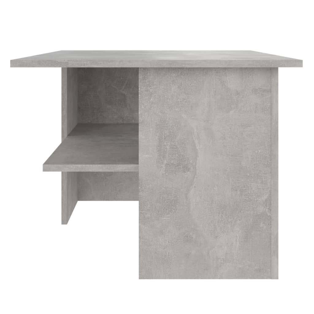 vidaXL betonszürke forgácslap dohányzóasztal 90 x 60 x 46,5 cm