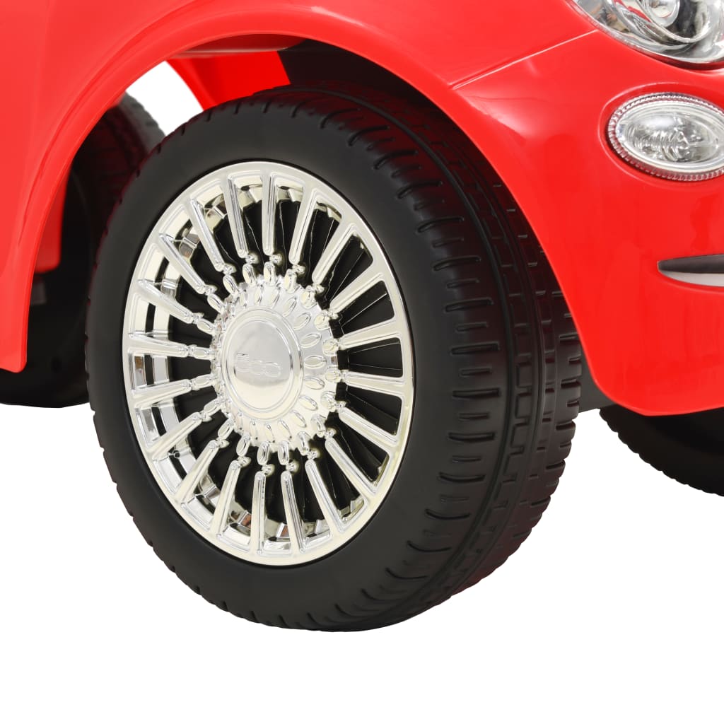 vidaXL piros ráülős Fiat 500 játékautó