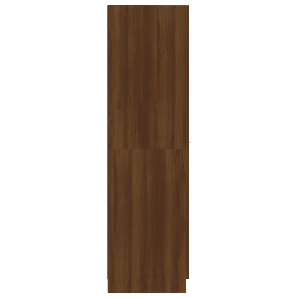 vidaXL barna tölgy színű szerelt fa patikaszekrény 30 x 42,5 x 150 cm
