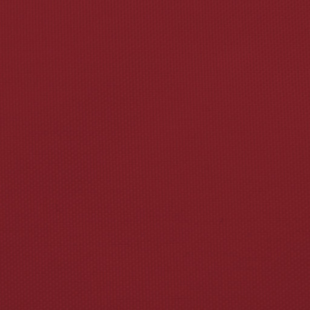 vidaXL piros négyzet alakú oxford-szövet napvitorla 6 x 6 m