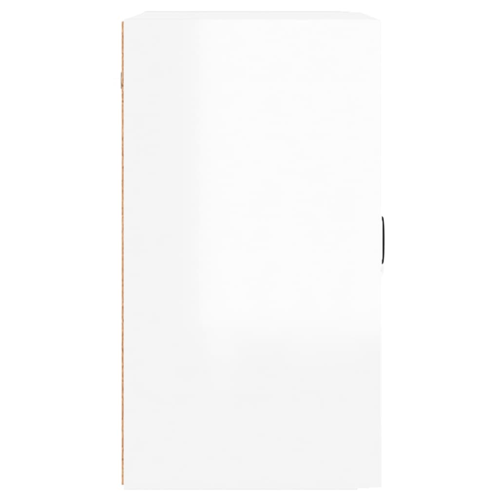 vidaXL magasfényű fehér szerelt fa faliszekrény 60x31x60 cm