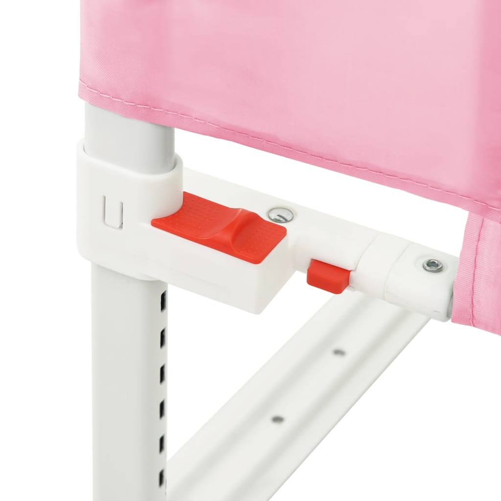 vidaXL rózsaszín szövet biztonsági leesésgátló 100 x 25 cm