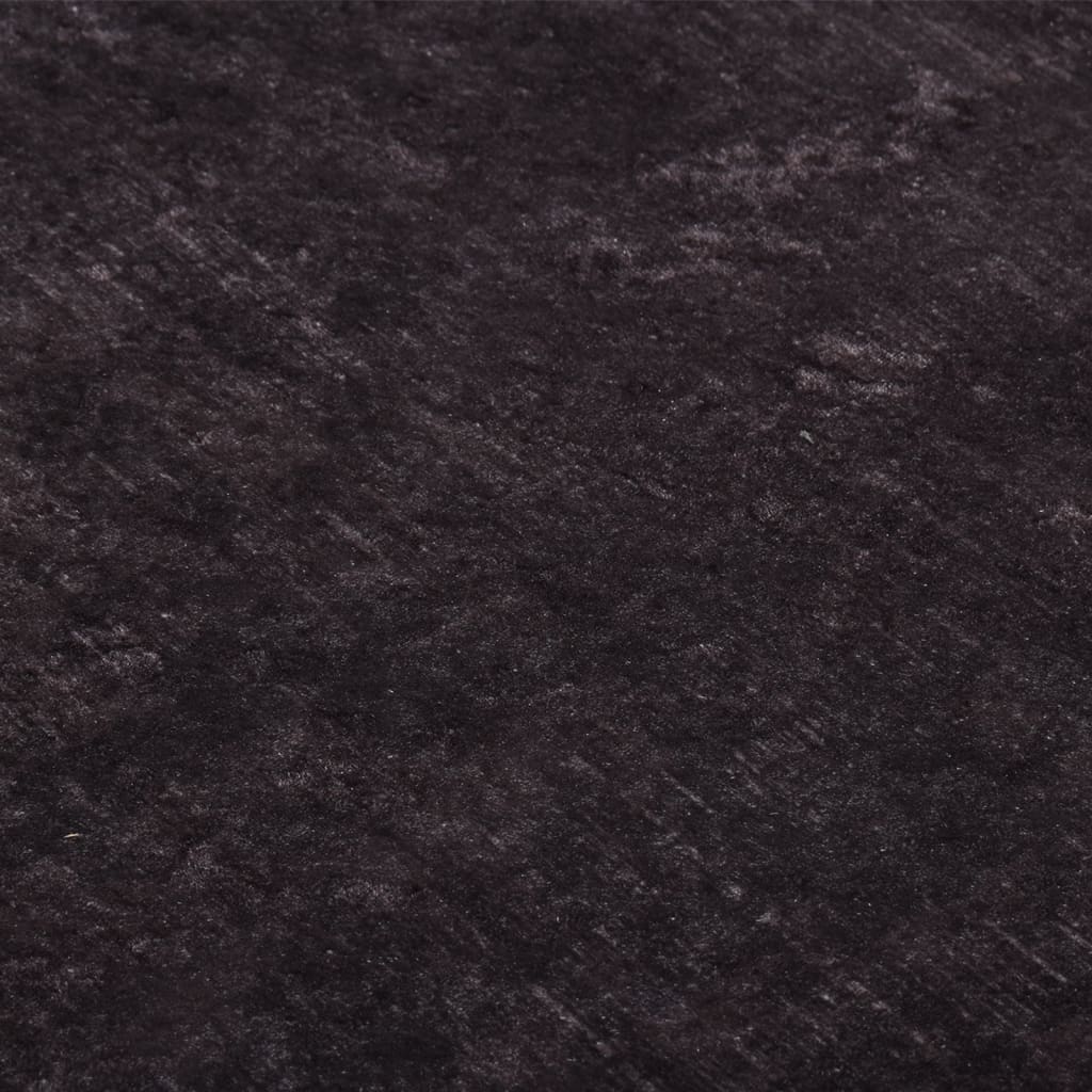 vidaXL fekete és arany csúszásmentes mosható szőnyeg 80 x 150 cm