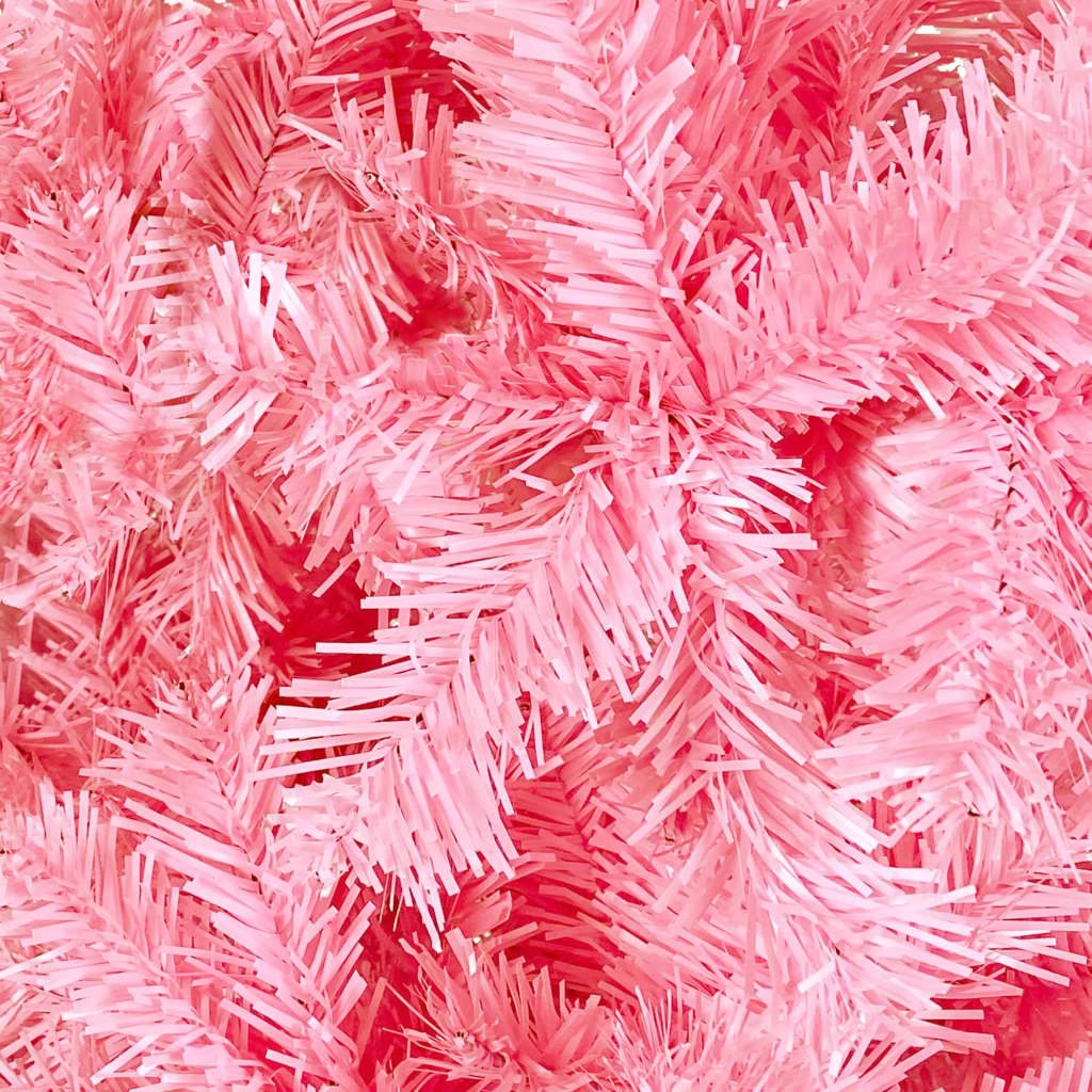 vidaXL rózsaszín vékony karácsonyfa 150 cm