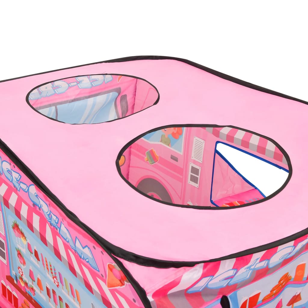 vidaXL rózsaszín gyerekjátszósátor 70 x 112 x 70 cm
