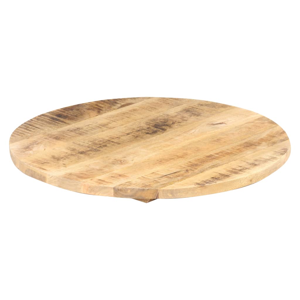 vidaXL kerek tömör mangófa asztallap 25-27 mm 50 cm