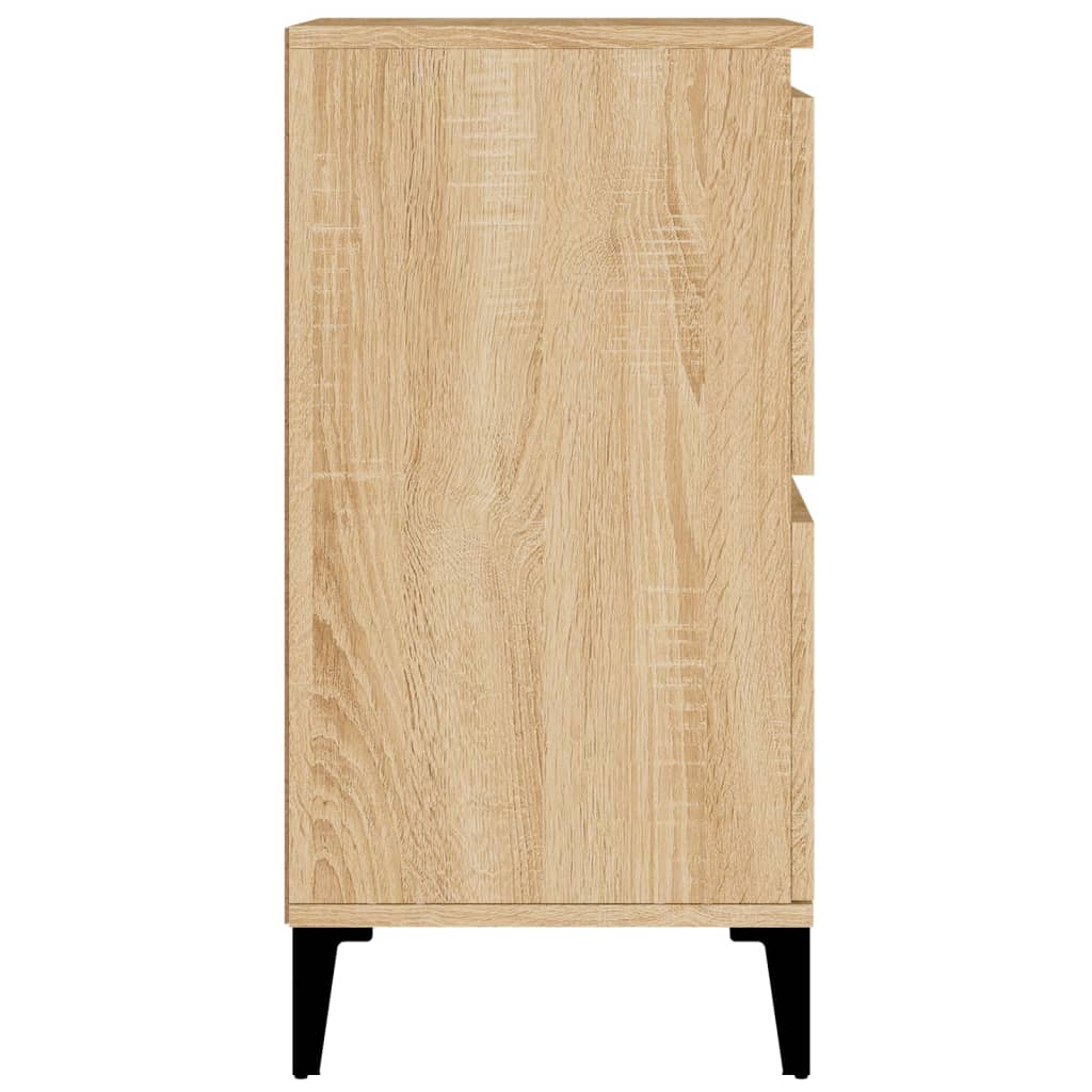 vidaXL sonoma-tölgyszínű szerelt fa tálalóasztal 60 x 35 x 70 cm