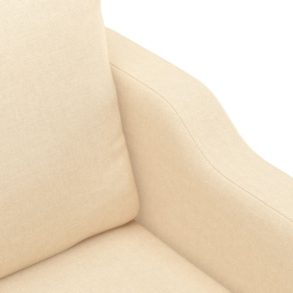 vidaXL krémszínű szövet kanapéfotel 60 cm