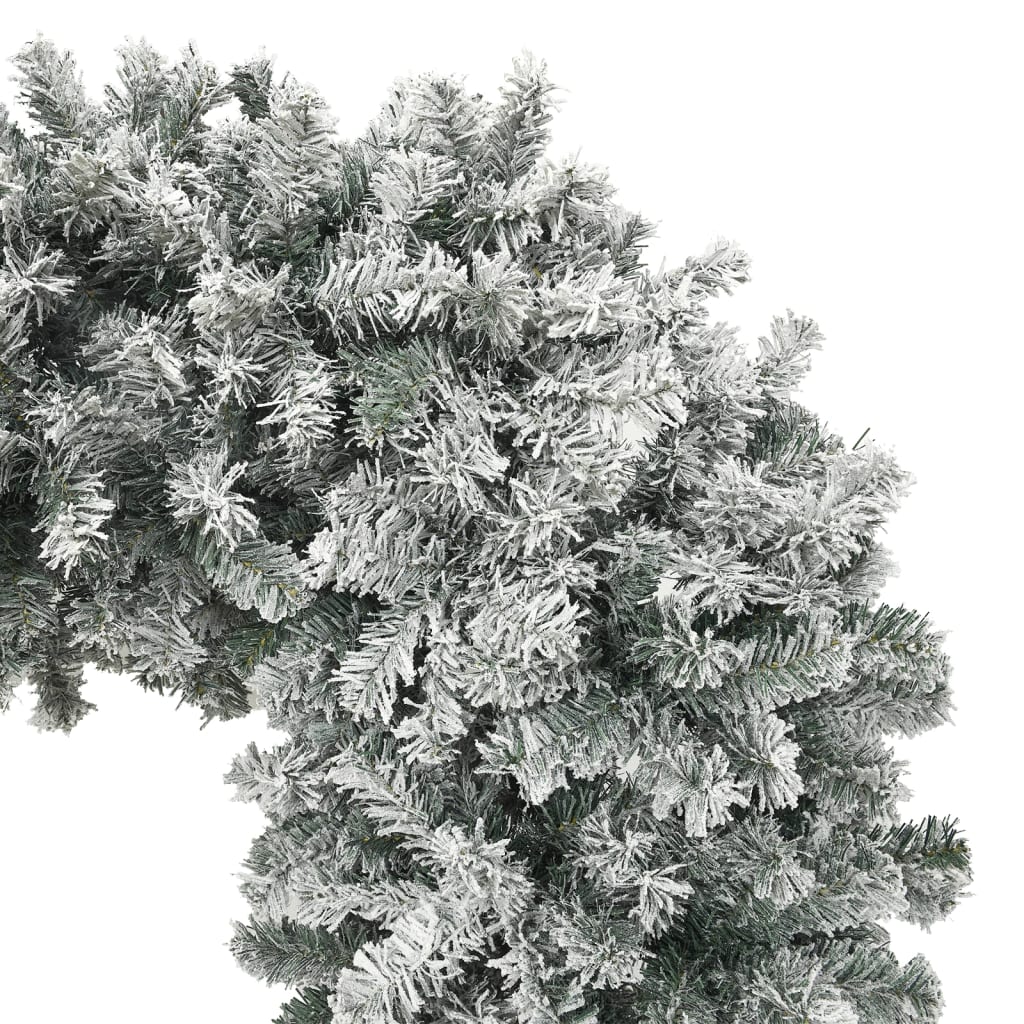 vidaXL karácsonyfaboltív pelyhes hóval 240 cm