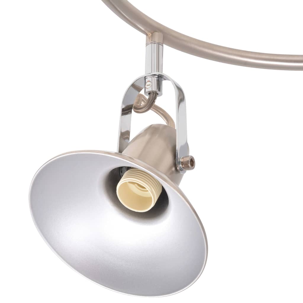vidaXL ezüstszínű mennyezeti lámpa 3 db E14-es izzóhoz