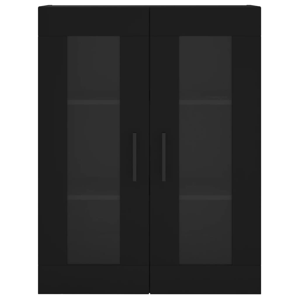 vidaXL fekete fali szekrény 69,5 x 34 x 90 cm
