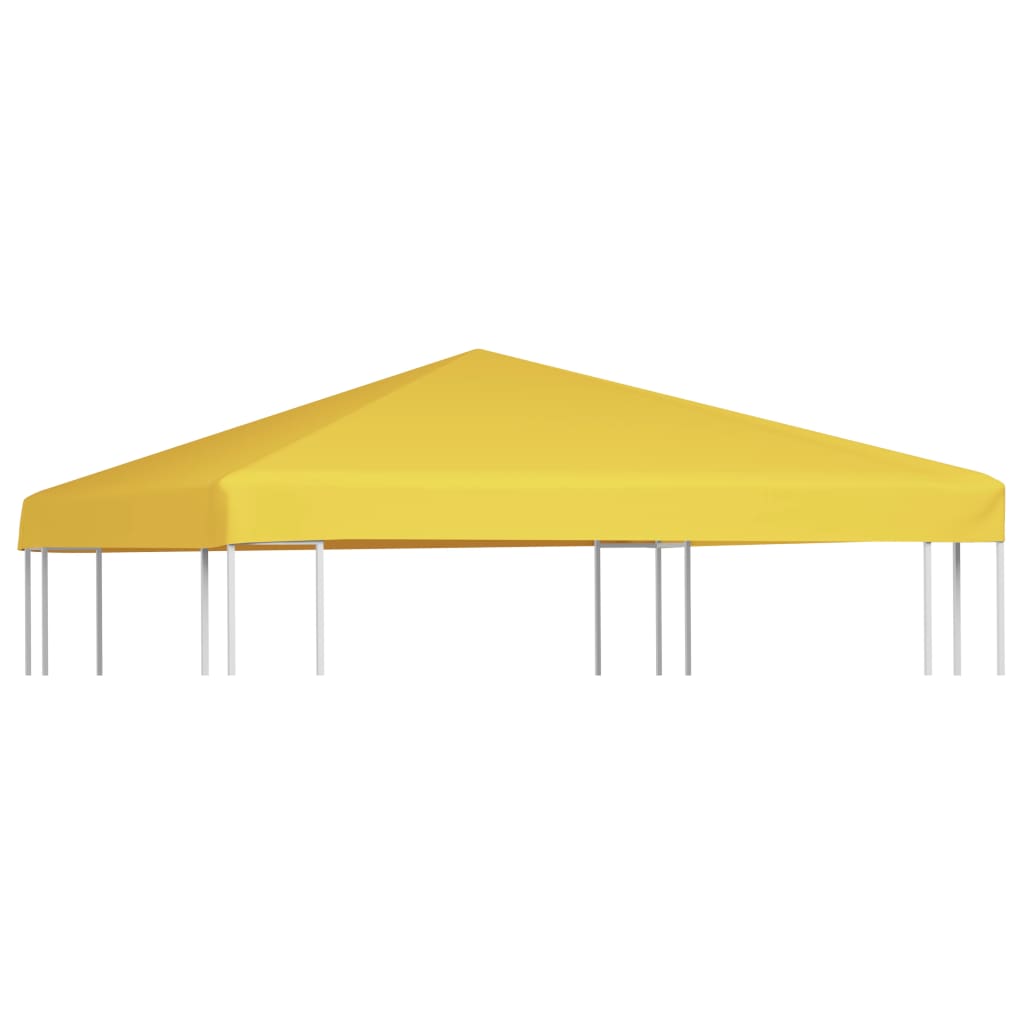 vidaXL sárga pavilon-tetőponyva 270 g/m² 3 x 3 m