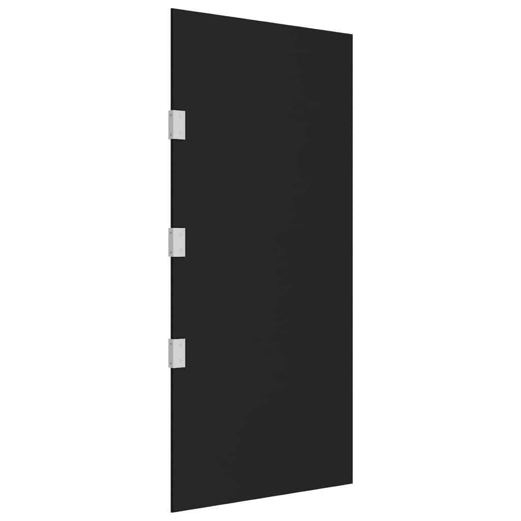 vidaXL fekete edzett üveg oldalpanel ajtóelőtetőhöz 50 x 100 cm