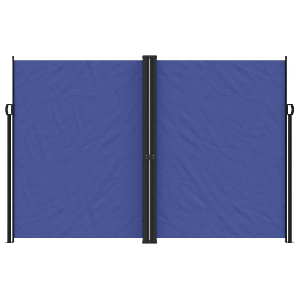 vidaXL kék behúzható oldalsó napellenző 220 x 600 cm