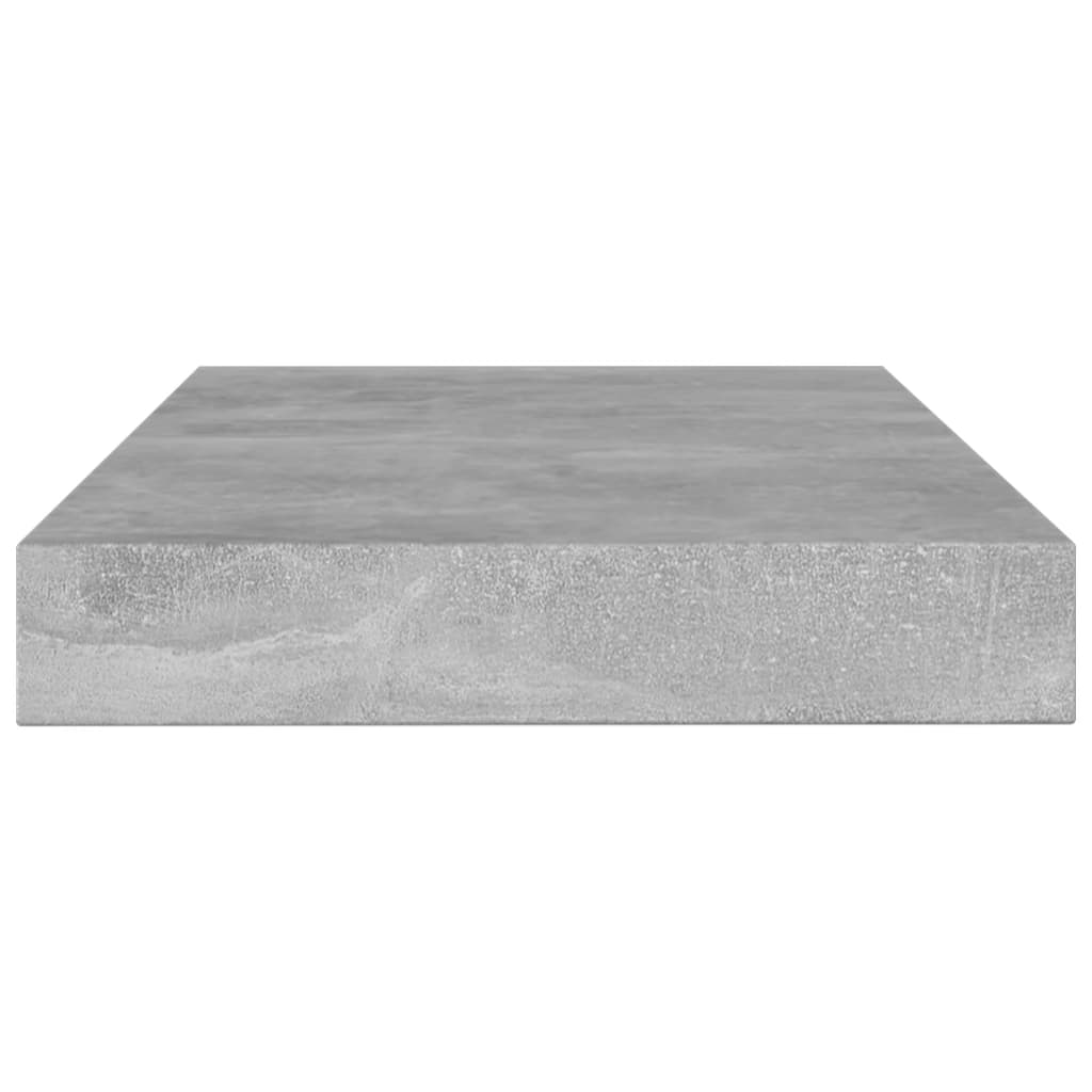 vidaXL 4 db betonszürke forgácslap könyvespolc 100 x 10 x 1,5 cm