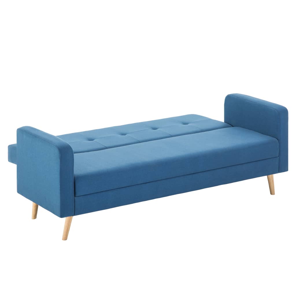 vidaXL kék szövet kanapé