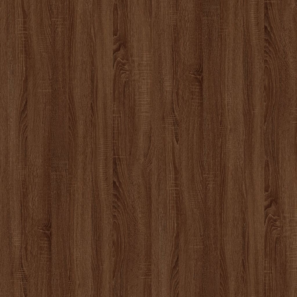 vidaXL barna tölgyszínű szerelt fa dohányzóasztal 50 x 50 x 35 cm