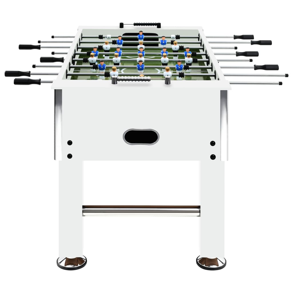 vidaXL fehér acél csocsóasztal 60 kg 140 x 74,5 x 87,5 cm