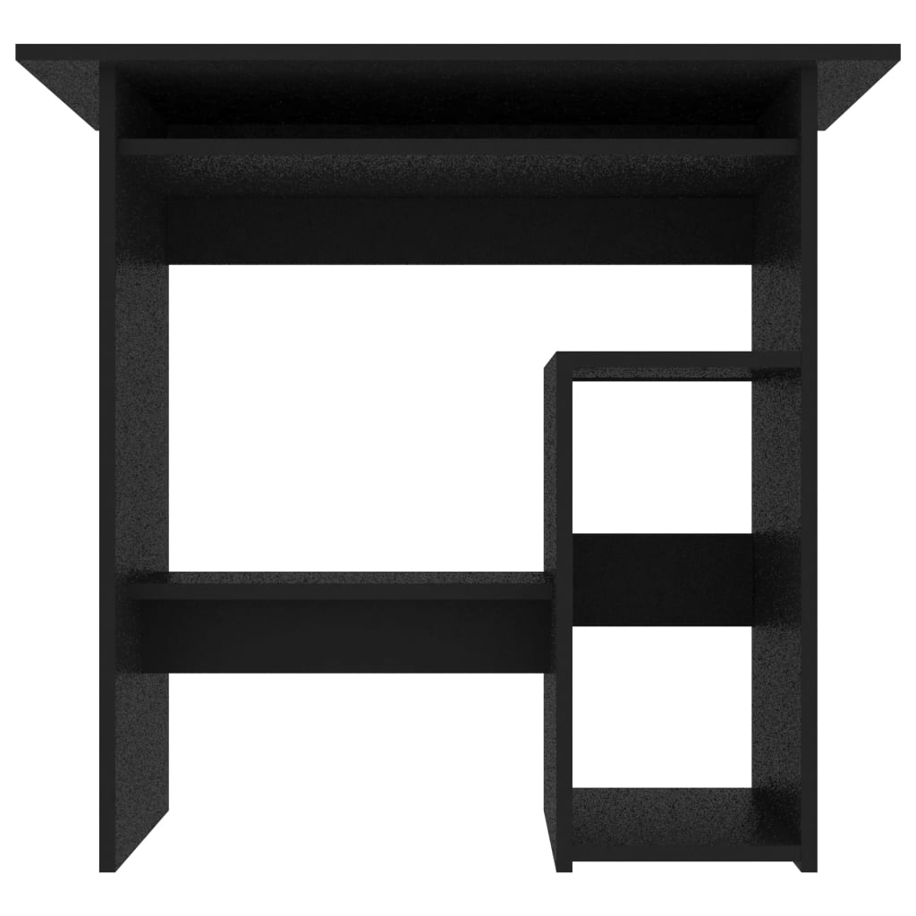 vidaXL fekete forgácslap íróasztal 80 x 45 x 74 cm
