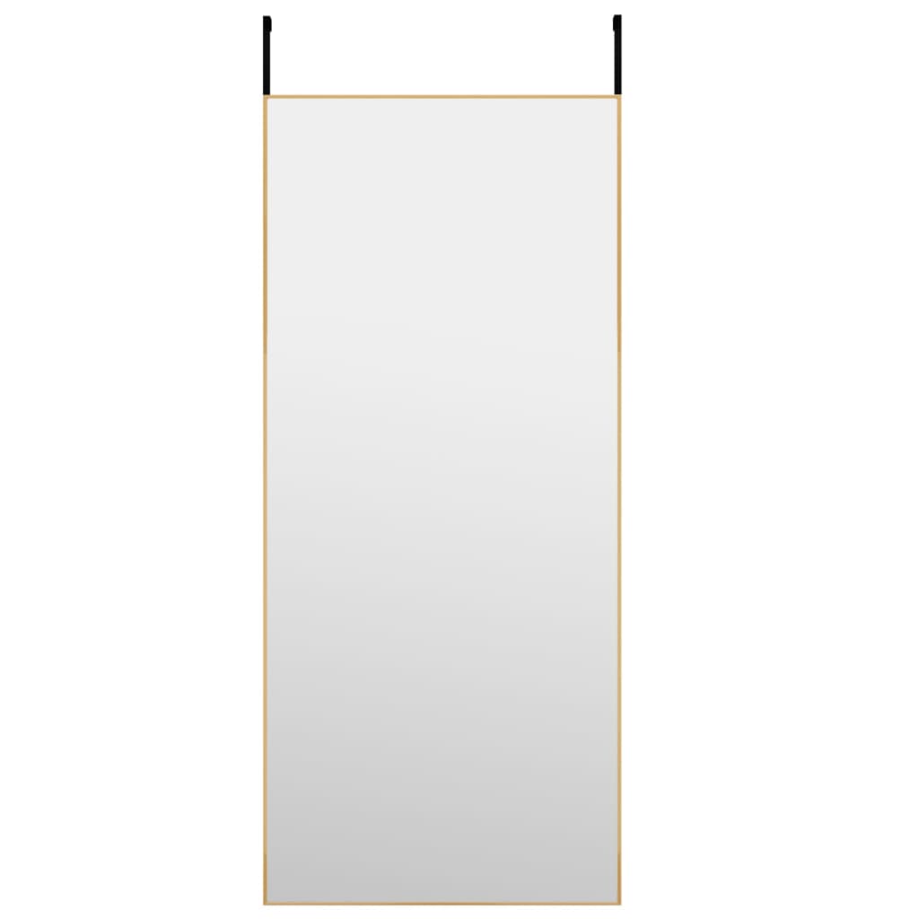 vidaXL arany üveg és alumínium ajtótükör 40x100 cm