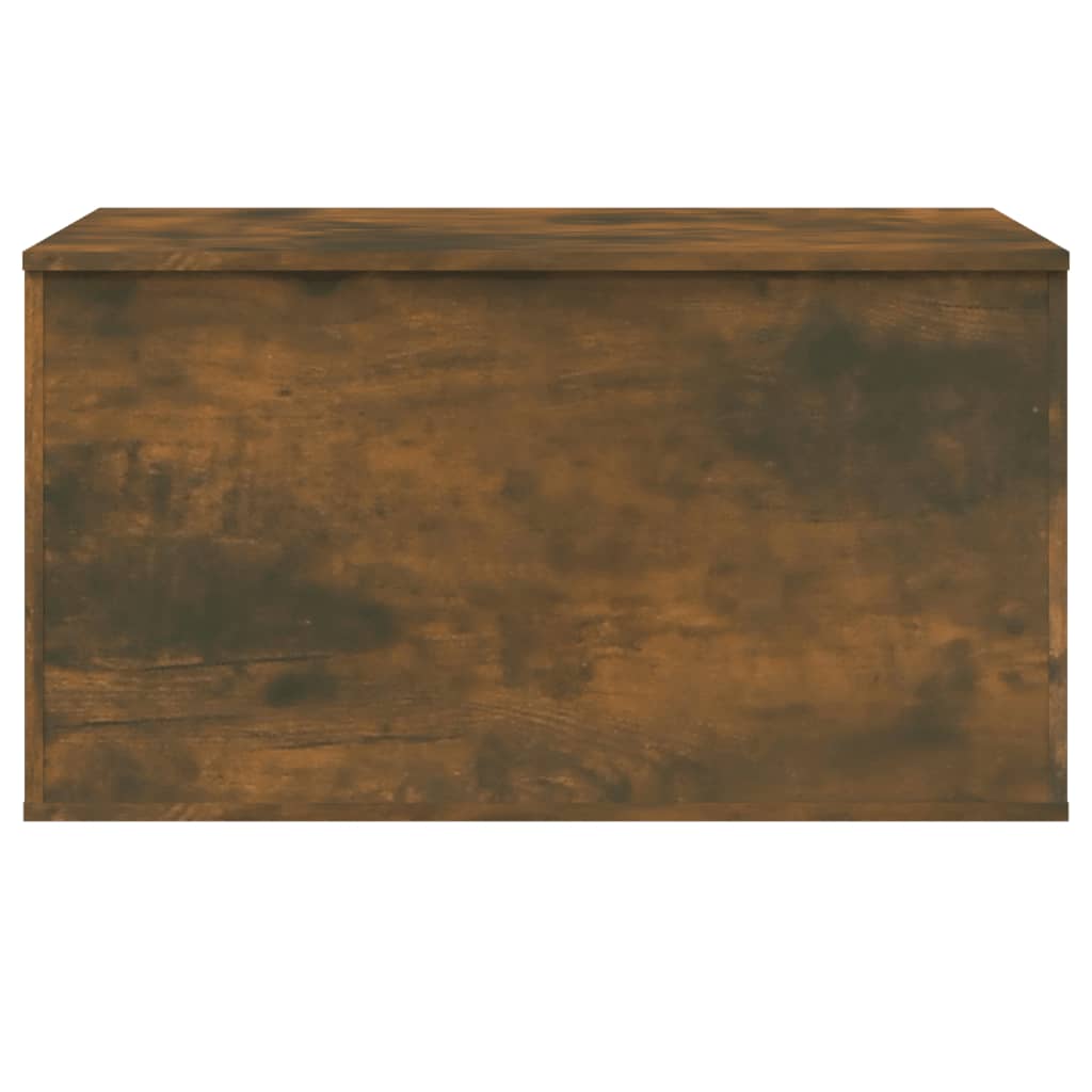 vidaXL füstös tölgyszínű szerelt fa tárolóláda 84 x 42 x 46 cm