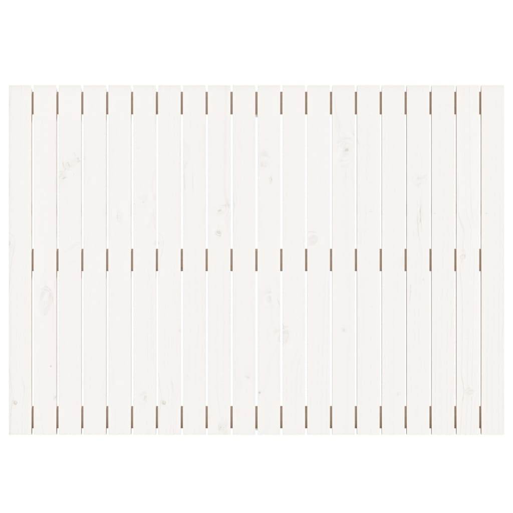 vidaXL fehér tömör fenyőfa fali fejtámla 127,5 x 3 x 90 cm