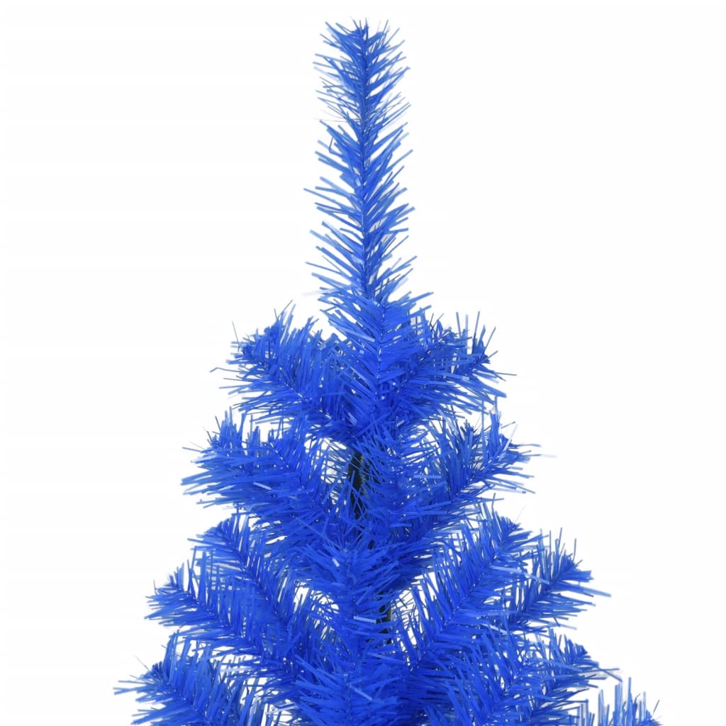 vidaXL kék PVC műkarácsonyfa állvánnyal 210 cm
