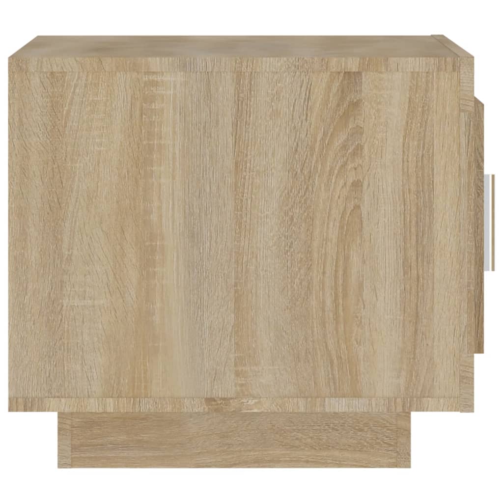 vidaXL sonoma-tölgyszínű szerelt fa dohányzóasztal 51 x 50 x 45 cm