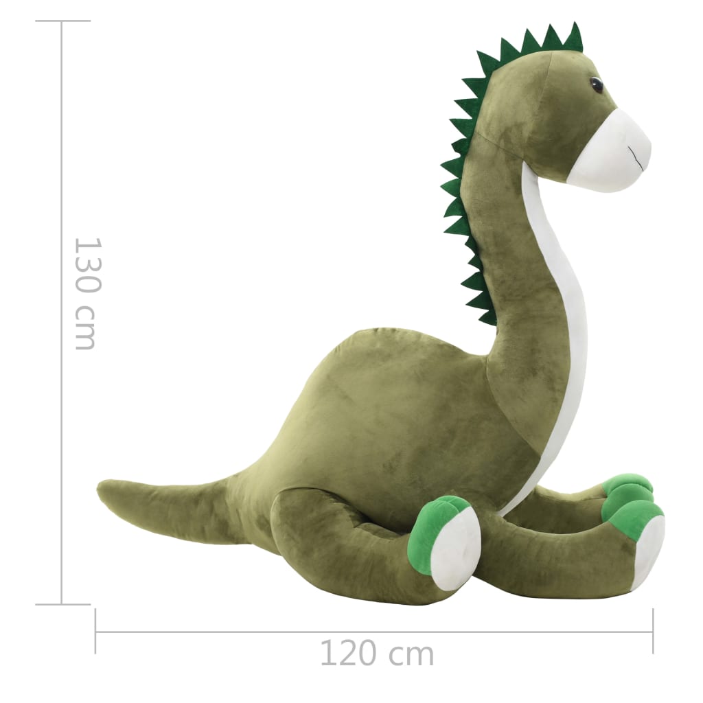 vidaXL zöld plüss brontoszaurusz