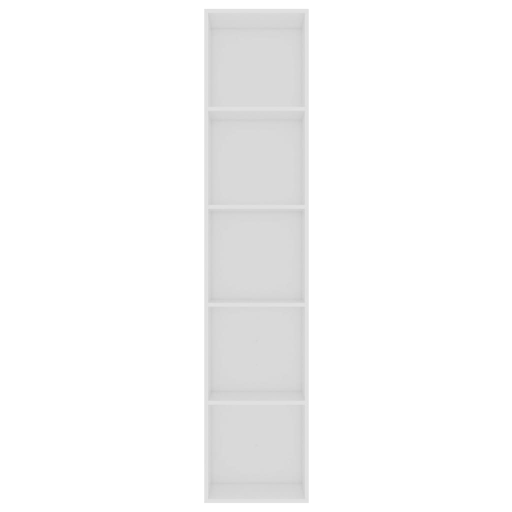 vidaXL fehér forgácslap könyvszekrény 40 x 30 x 189 cm