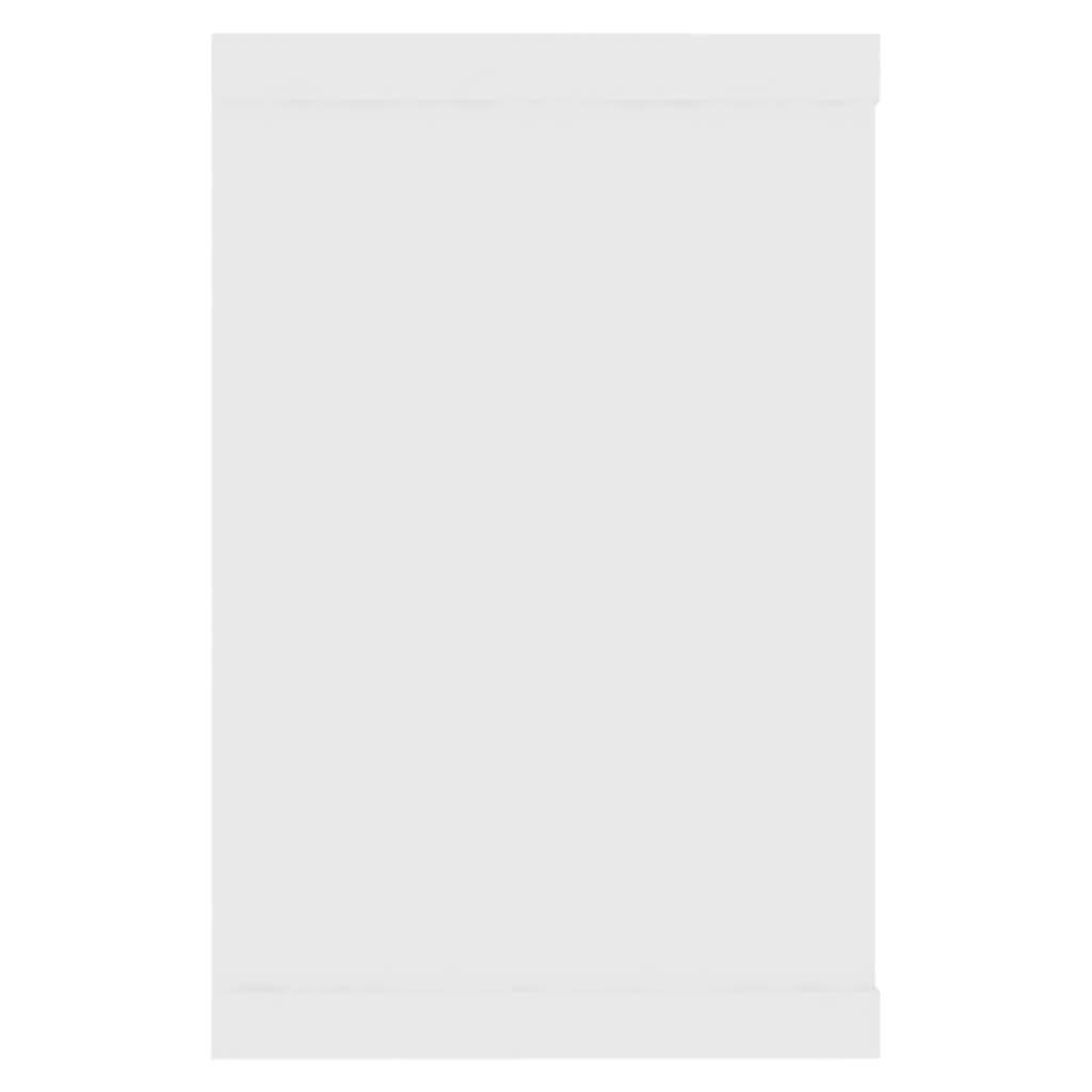 vidaXL 6 db fehér forgácslap fali kockapolc 60 x 15 x 23 cm