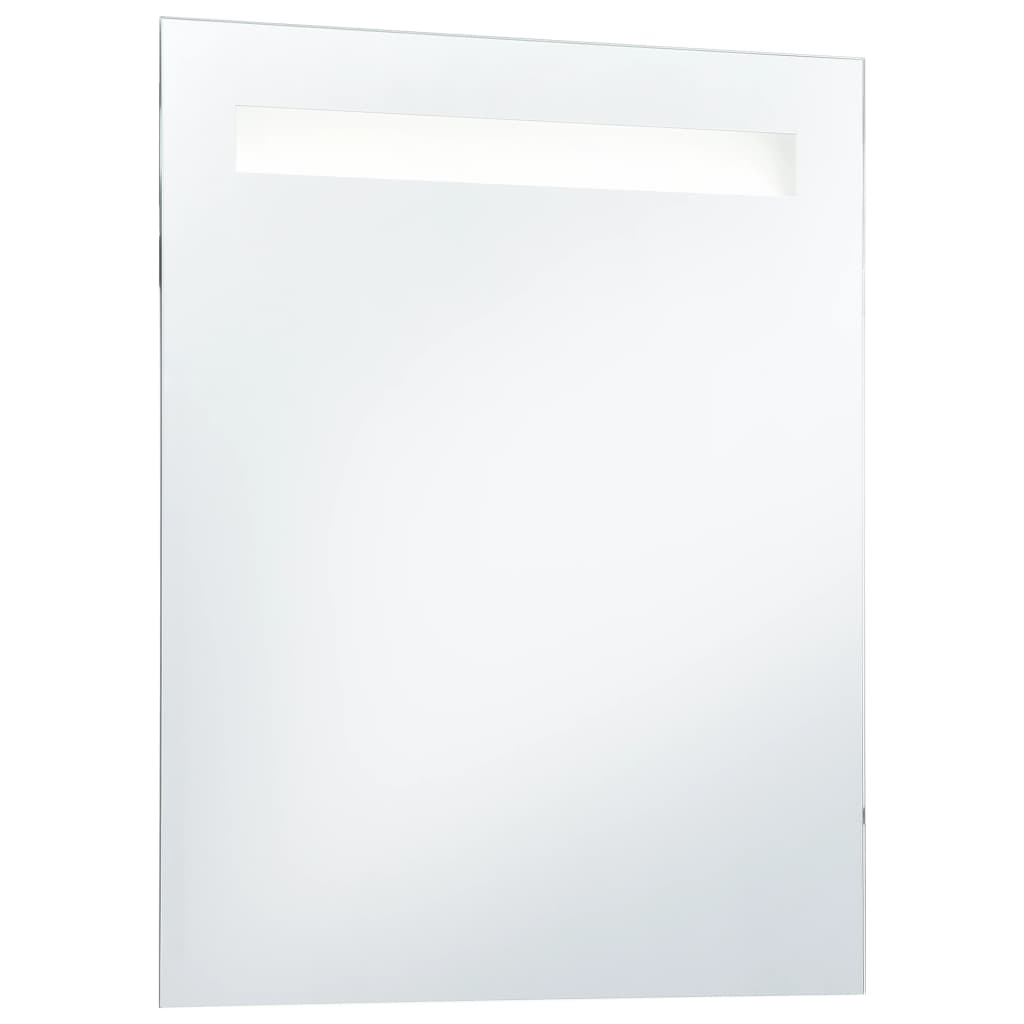 vidaXL LED-es fürdőszobai falitükör 50 x 60 cm