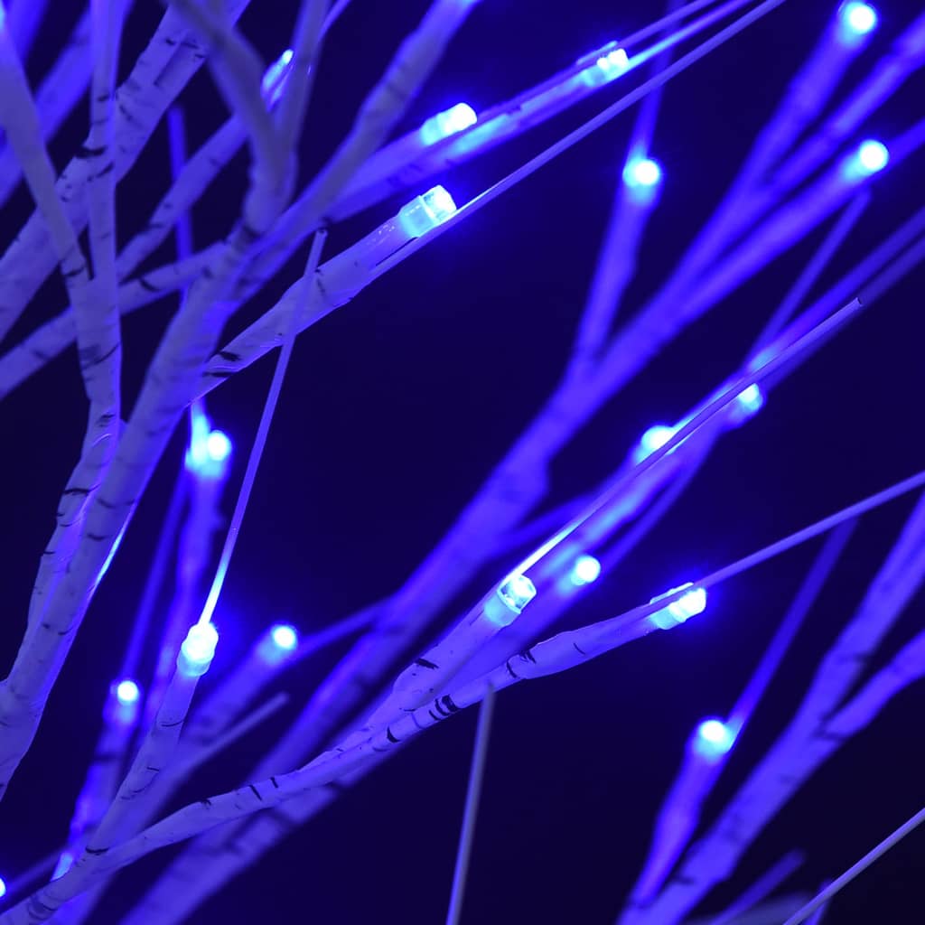 vidaXL 180 LED-es bel-/kültéri kék fűzfa karácsonyfa 1,8 m