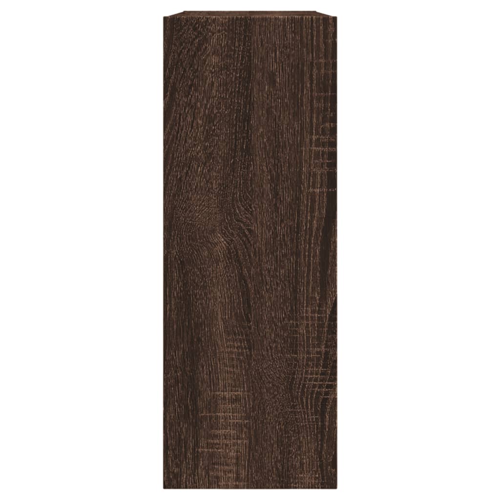 vidaXL barna tölgyszínű szerelt fa cipőszekrény 80 x 21 x 57 cm