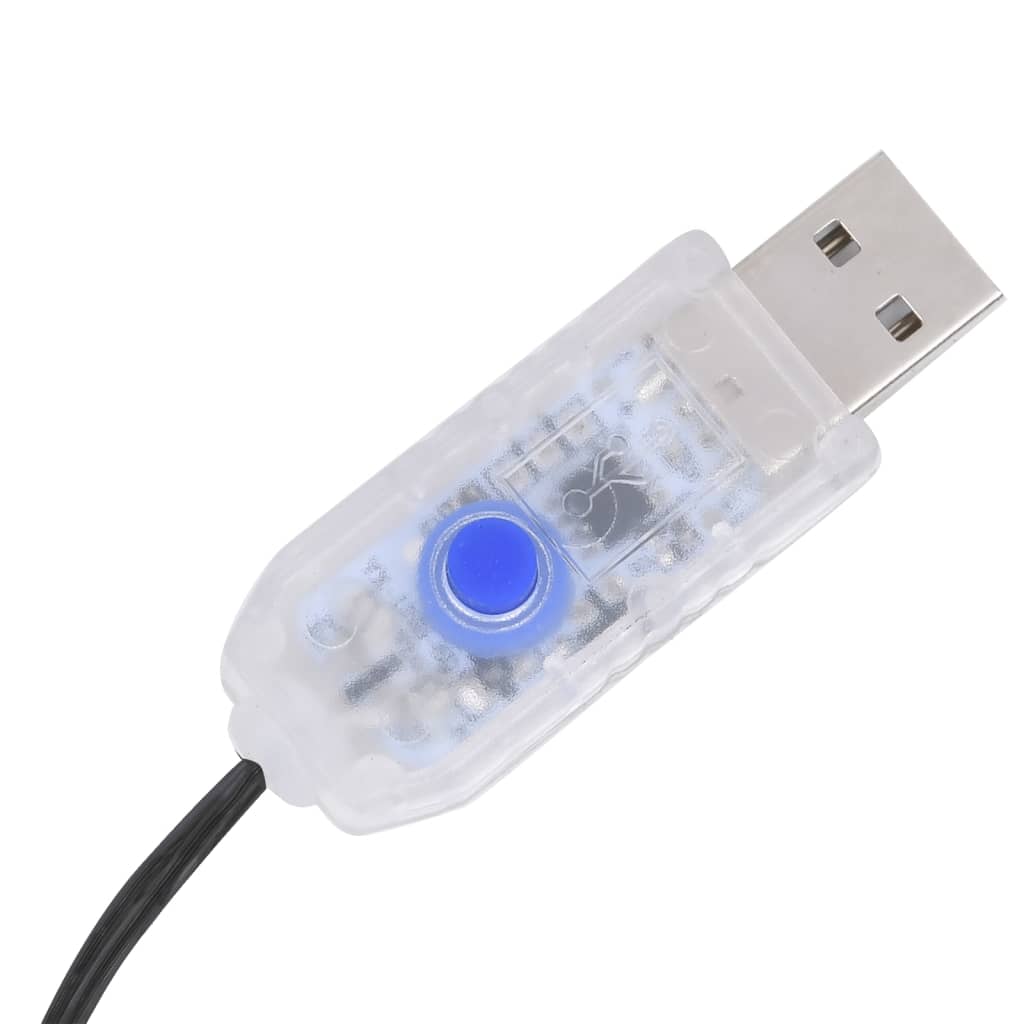 vidaXL 500 LED-es kék bel- és kültéri fényfüzér 500 cm