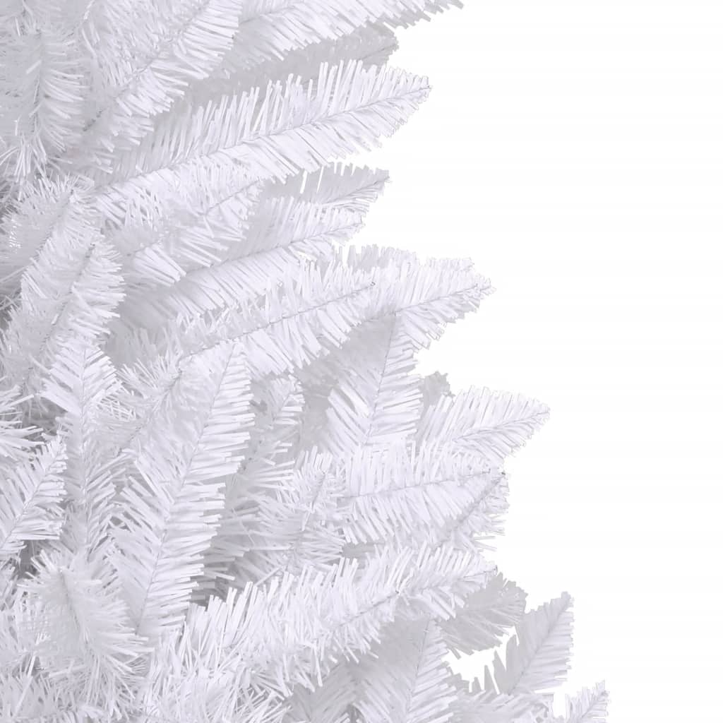 vidaXL fehér csuklópántos műkarácsonyfa állvánnyal 150 cm