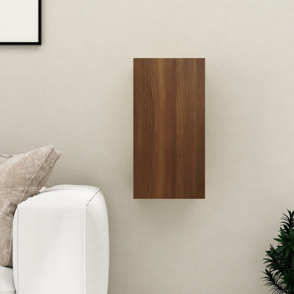 vidaXL barna tölgy színű szerelt fa TV-szekrény 30,5x30x60 cm