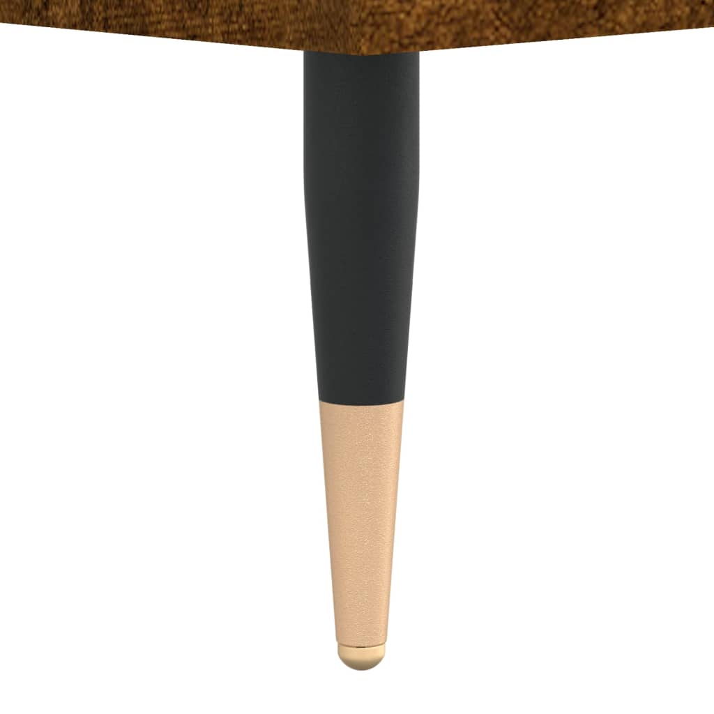 vidaXL füstös tölgy színű szerelt fa dohányzóasztal 60x50x40 cm