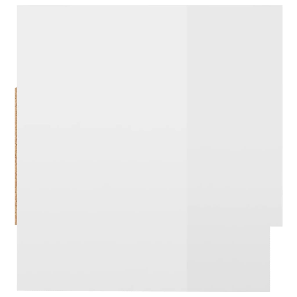 vidaXL magasfényű fehér forgácslap ruhásszekrény 70 x 32,5 x 35 cm