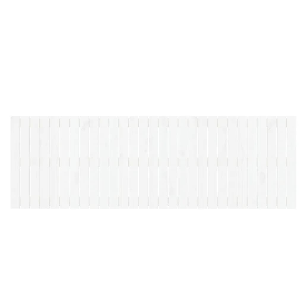 vidaXL fehér tömör fenyőfa fali fejtámla 185 x 3 x 60 cm