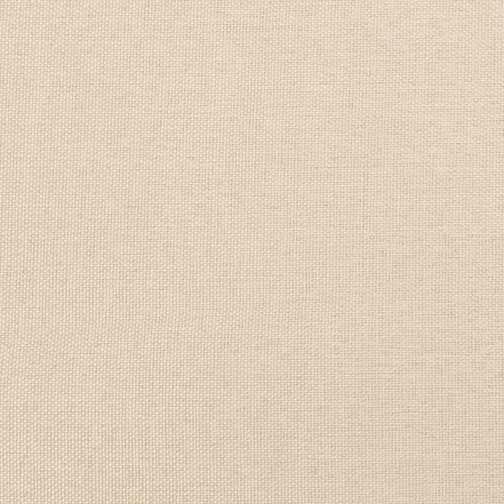 vidaXL krémszínű szövet rugós ágy matraccal 140 x 200 cm