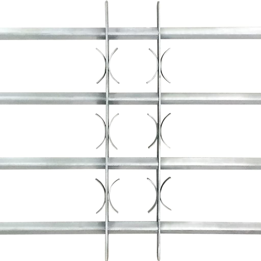 4 keresztrudas állítható biztonsági rács ablakra 500-650 mm