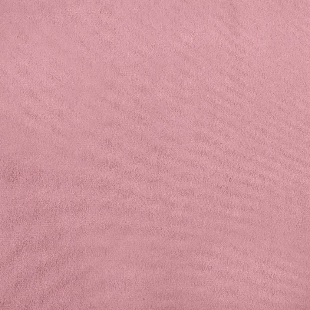 vidaXL rózsaszín gyerek bársonykanapé 70 x 45 x 33 cm