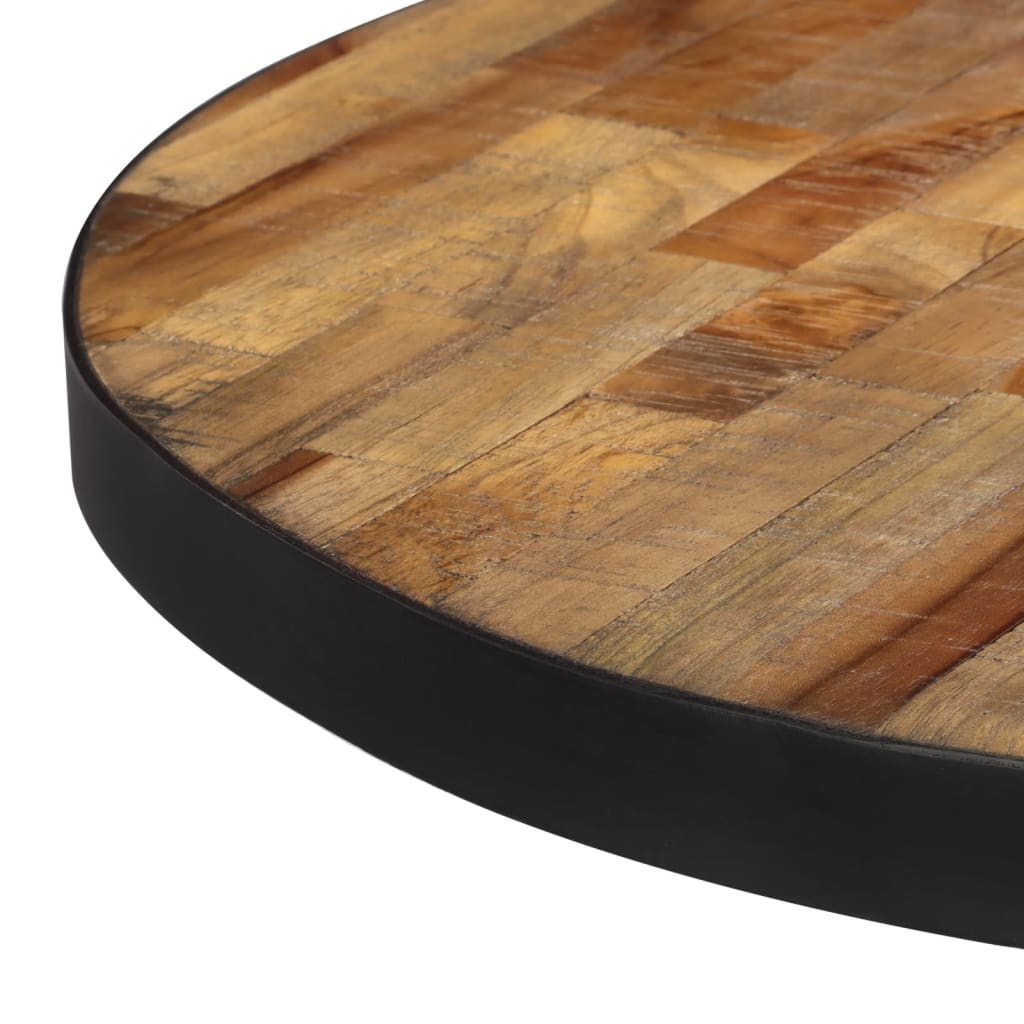 vidaXL kerek tömör újrahasznosított tíkfa bárasztal Ø55 x 110 cm