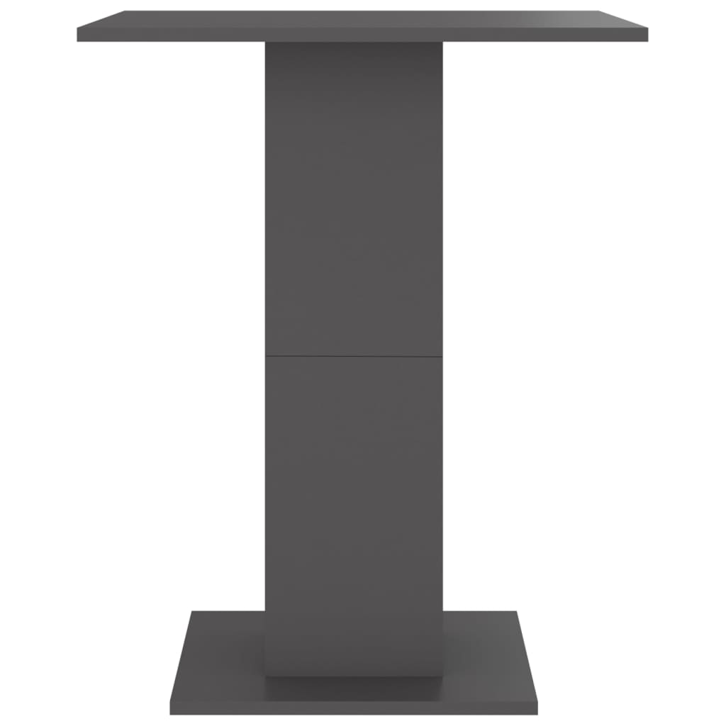vidaXL szürke forgácslap bisztróasztal 60 x 60 x 75 cm