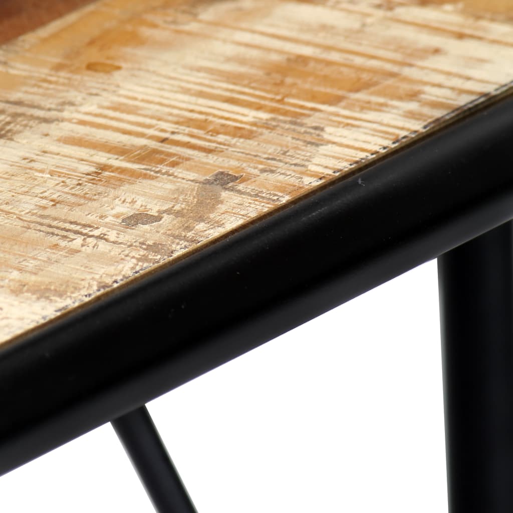 vidaXL tömör nyers újrahasznosított fa tálalóasztal 140 x 35 x 76 cm