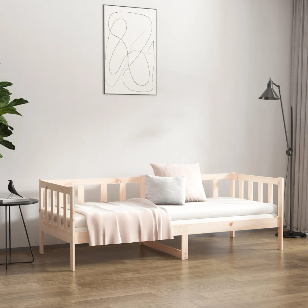 vidaXL tömör fenyőfa kanapéágy 80 x 200 cm